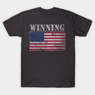 USA Winning American Flag 4th of July Independence Day T-Shirt